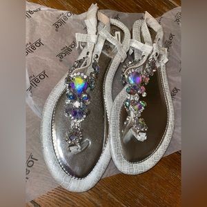 sandals JOALICE PARIS silver size 38